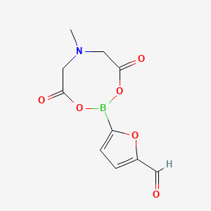 5-(6-Methyl-4,8-dioxo-1,3,6,2-dioxazaborocan-2-yl)furan-2-carbaldehyde