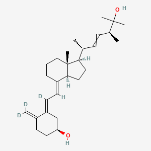 (1S,3E)-3-[(2E)-2-[(1R,3As,7aR)-1-[(2R,5S)-6-hydroxy-5,6-dimethylhept-3-en-2-yl]-7a-methyl-2,3,3a,5,6,7-hexahydro-1H-inden-4-ylidene]-1-deuterioethylidene]-4-(dideuteriomethylidene)cyclohexan-1-ol