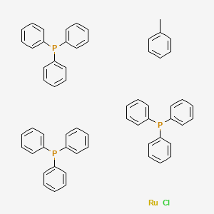 Chlorohydridotris(triphenylphosphine)ruthenium(II)tolueneadduct