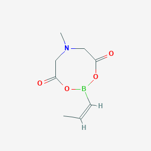 molecular formula C8H12BNO4 B1512811 6-Methyl-2-[(1Z)-prop-1-en-1-yl]-1,3,6,2-dioxazaborocane-4,8-dione CAS No. 1105069-15-5