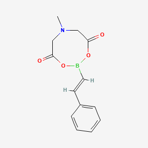 molecular formula C13H14BNO4 B1512817 trans-2-Phenylvinylboronic acid MIDA ester CAS No. 1152427-93-4