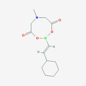 2-[(E)-2-Cyclohexylethenyl]-6-methyl-1,3,6,2-dioxazaborocane-4,8-dione