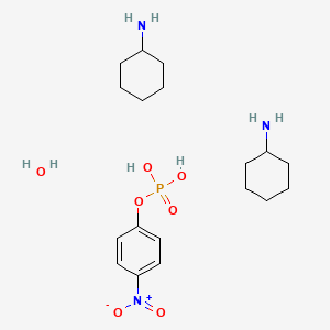 4-Nitrophenyl phosphate bis-(cyclohexylammonium) salt 1-hydrate
