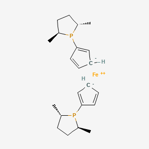 Iron(2+) bis{1-[(2S,5S)-2,5-dimethylphospholan-1-yl]cyclopenta-2,4-dien-1-ide}