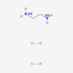 molecular formula C2H10Cl2N2 B1512833 Ethylenediamine-15N2 dihydrochloride CAS No. 84050-98-6