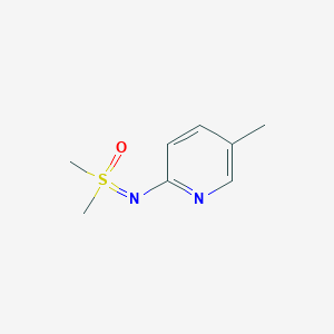 molecular formula C8H12N2OS B15128404 Dimethyl[(5-methylpyridin-2-yl)imino]-lambda6-sulfanone 