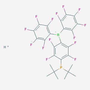 molecular formula C26H19BF14P B1512841 Frustrated phosphonium borate 1 CAS No. 952208-49-0