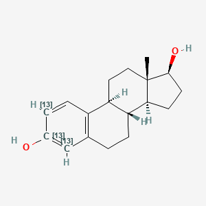 17beta-Estradiol-2,3,4-13C3
