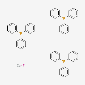 molecular formula C54H45CuFP3 B1512854 Fluorotris(triphenylphosphine)copper(I) CAS No. 25753-74-6