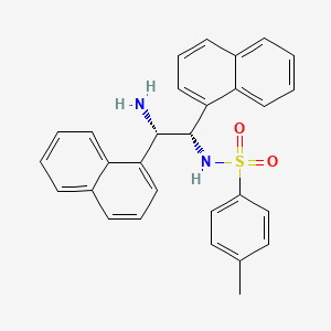 N-[(1S,2S)-2-Amino-1,2-di(naphthalen-1-yl)ethyl]-4-methylbenzene-1-sulfonamide
