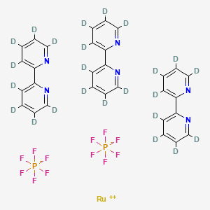 molecular formula C30H24F12N6P2Ru B1512865 Tris(2,2-bipyridyl-d8)ruthenium(ii)he CAS No. 67573-02-8