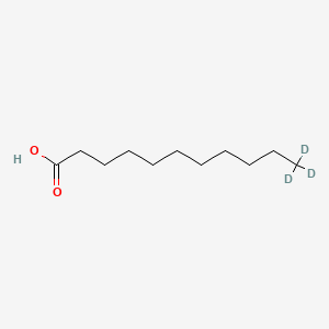 molecular formula C11H22O2 B15128792 Undecanoic acid-d3 