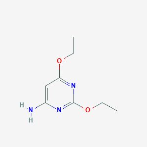 molecular formula C8H13N3O2 B1512881 2,6-Diethoxypyrimidin-4-amine CAS No. 77297-30-4