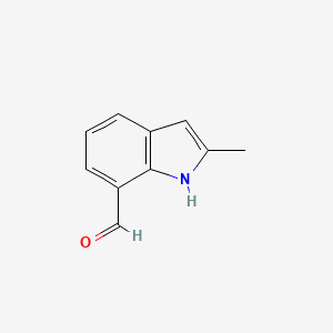 molecular formula C10H9NO B1512883 2-Methylindole-7-carboxaldehyde CAS No. 914383-20-3