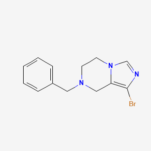 7-Benzyl-1-bromo-5,6,7,8-tetrahydroimidazo[1,5-a]pyrazine