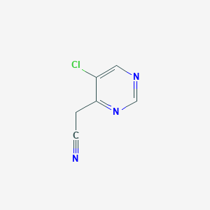 2-(5-Chloropyrimidin-4-yl)acetonitrile