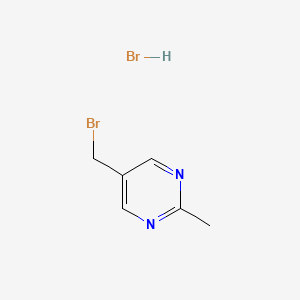 molecular formula C6H8Br2N2 B1512926 5-(Bromomethyl)-2-methylpyrimidine hydrobromide CAS No. 7122-84-1
