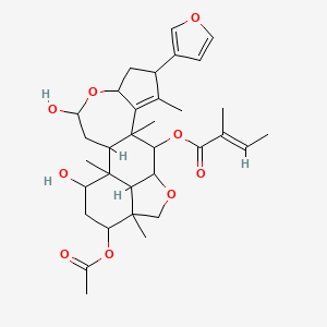 molecular formula C33H44O9 B15129363 1-Deacetylnimbolinin B 
