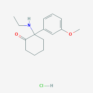 molecular formula C15H22ClNO2 B1512939 Methoxetamine hydrochloride CAS No. 1239908-48-5