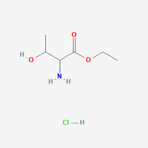 molecular formula C6H14ClNO3 B151294 (2S,3R)-Ethyl 2-amino-3-hydroxybutanoate hydrochloride CAS No. 39994-70-2