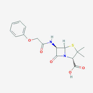 molecular formula C16H18N2O5S B151295 Penicillin v CAS No. 87-08-1