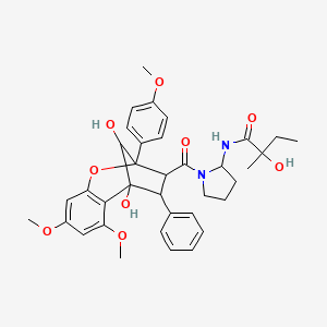 molecular formula C36H42N2O9 B15129620 Aglaxiflorin D 