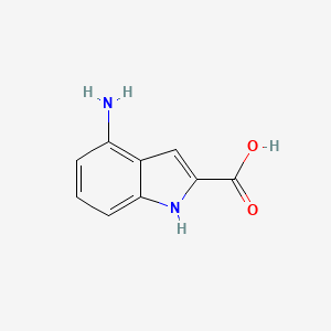 molecular formula C9H8N2O2 B1512989 4-Amino-1H-indole-2-carboxylic acid CAS No. 933721-48-3
