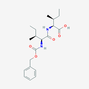 molecular formula C20H30N2O5 B151299 N-(N-((苄氧羰基)-L-异亮氨酰)-L-异亮氨酸 CAS No. 42538-01-2