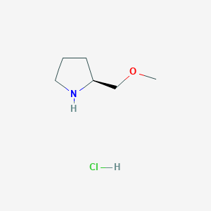 molecular formula C6H14ClNO B1512991 (S)-2-Methoxymethyl-pyrrolidine hydrochloride CAS No. 95312-81-5
