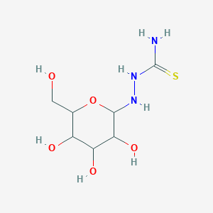 molecular formula C7H15N3O5S B15129962 Hydrazinecarbothioamide, 2-D-mannopyranosyl- 