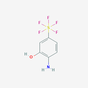 molecular formula C6H6F5NOS B1512997 2-Amino-5-(pentafluorosulfanyl)phenol CAS No. 1159512-48-7