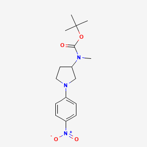 molecular formula C16H23N3O4 B1512999 tert-Butyl methyl(1-(4-nitrophenyl)pyrrolidin-3-yl)carbamate CAS No. 863401-75-6
