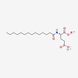 molecular formula C19H34KNO5 B1513012 Potassium myristoyl glutamate CAS No. 72716-26-8