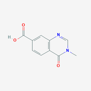 3-Methyl-4-oxo-3,4-dihydro-7-quinazolinecarboxylic acid