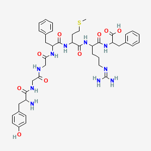 molecular formula C42H56N10O9S B15130364 Met5-enkephalin-Arg-Phe 