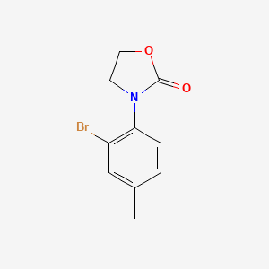 molecular formula C10H10BrNO2 B1513042 3-(2-溴-4-甲基苯基)-1,3-噁唑烷-2-酮 CAS No. 1060817-68-6