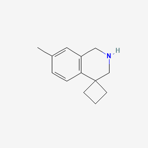 7'-Methyl-2',3'-dihydro-1'h-spiro[cyclobutane-1,4'-isoquinoline]