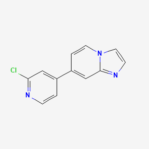 7-(2-Chloro-pyridin-4-yl)-imidazo[1,2-a]pyridine