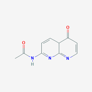 molecular formula C10H9N3O2 B15130731 N-(5-oxo-8H-1,8-naphthyridin-2-yl)acetamide 