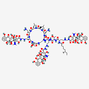 molecular formula C122H172N22O40 B1513083 Colimecycline CAS No. 58298-92-3