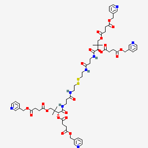 molecular formula C62H78N8O20S2 B1513086 Pantenicate CAS No. 96922-80-4