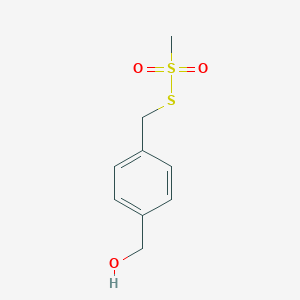 molecular formula C9H12O3S2 B015131 [4-(Methylsulfonylsulfanylmethyl)phenyl]methanol CAS No. 887406-47-5
