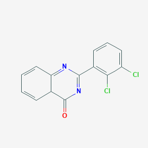 molecular formula C14H8Cl2N2O B15131203 2-(2,3-dichlorophenyl)-4aH-quinazolin-4-one 