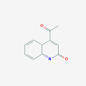 molecular formula C11H9NO2 B15131283 4-acetyl-4aH-quinolin-2-one 