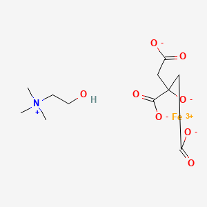 molecular formula C11H18FeNO8 B1513133 Ferric choline citrate 
