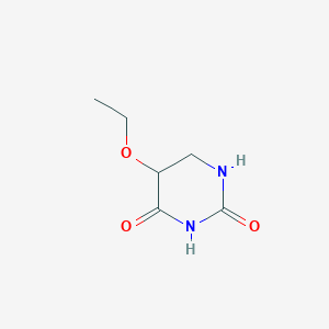 molecular formula C6H10N2O3 B15131635 5-Ethoxy-1,3-diazinane-2,4-dione 