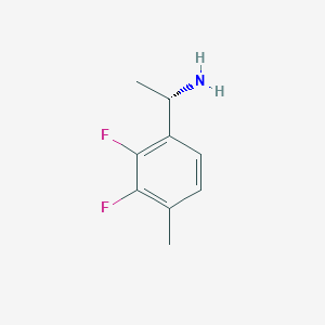 molecular formula C9H11F2N B15131890 (S)-1-(2,3-Difluoro-4-methylphenyl)ethanamine hydrochloride 