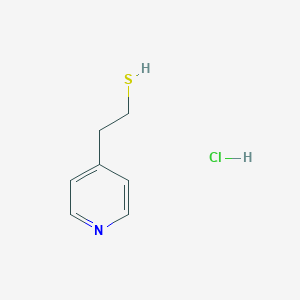 molecular formula C7H10ClNS B015132 4-Pyridineethanethiol Hydrochloride CAS No. 6298-11-9