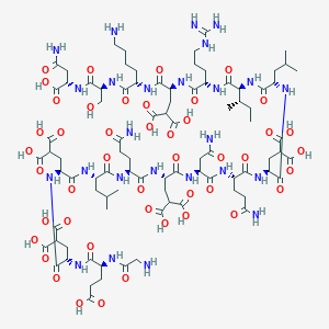 molecular formula C88H137N25O45 B151324 Conantokin G (free acid) CAS No. 133628-78-1