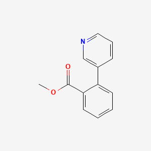 molecular formula C13H11NO2 B15132790 Methyl2-(pyridin-3-yl)benzoate 